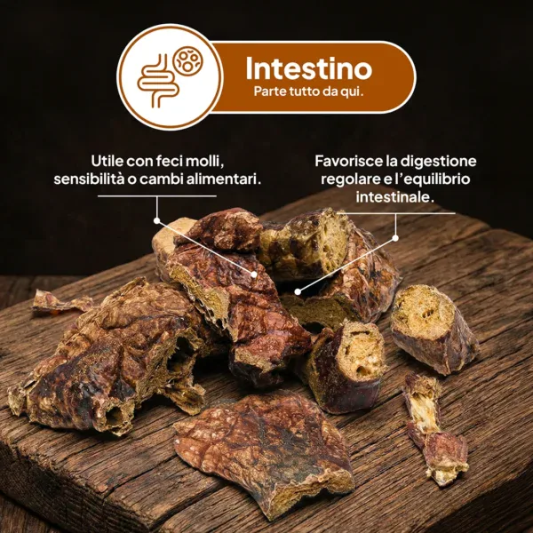 Polmone di Bovino Essiccato a Cubetti Crunchy
